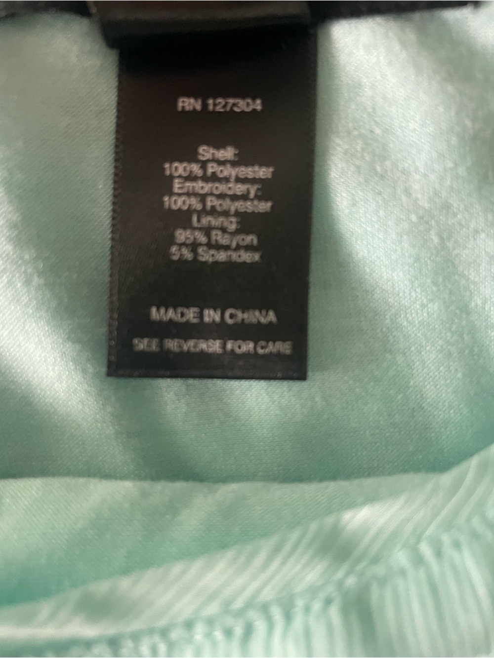 Ali Miles Seafoam Green Embroidered Layered Tunic Top 2X - Picture 7 of 7